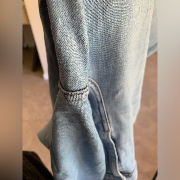 Levi's Women's 721 High Rise Distressed Skinny Ankle Jeans Azure Falls - Size 32 - Picture 10 of 16